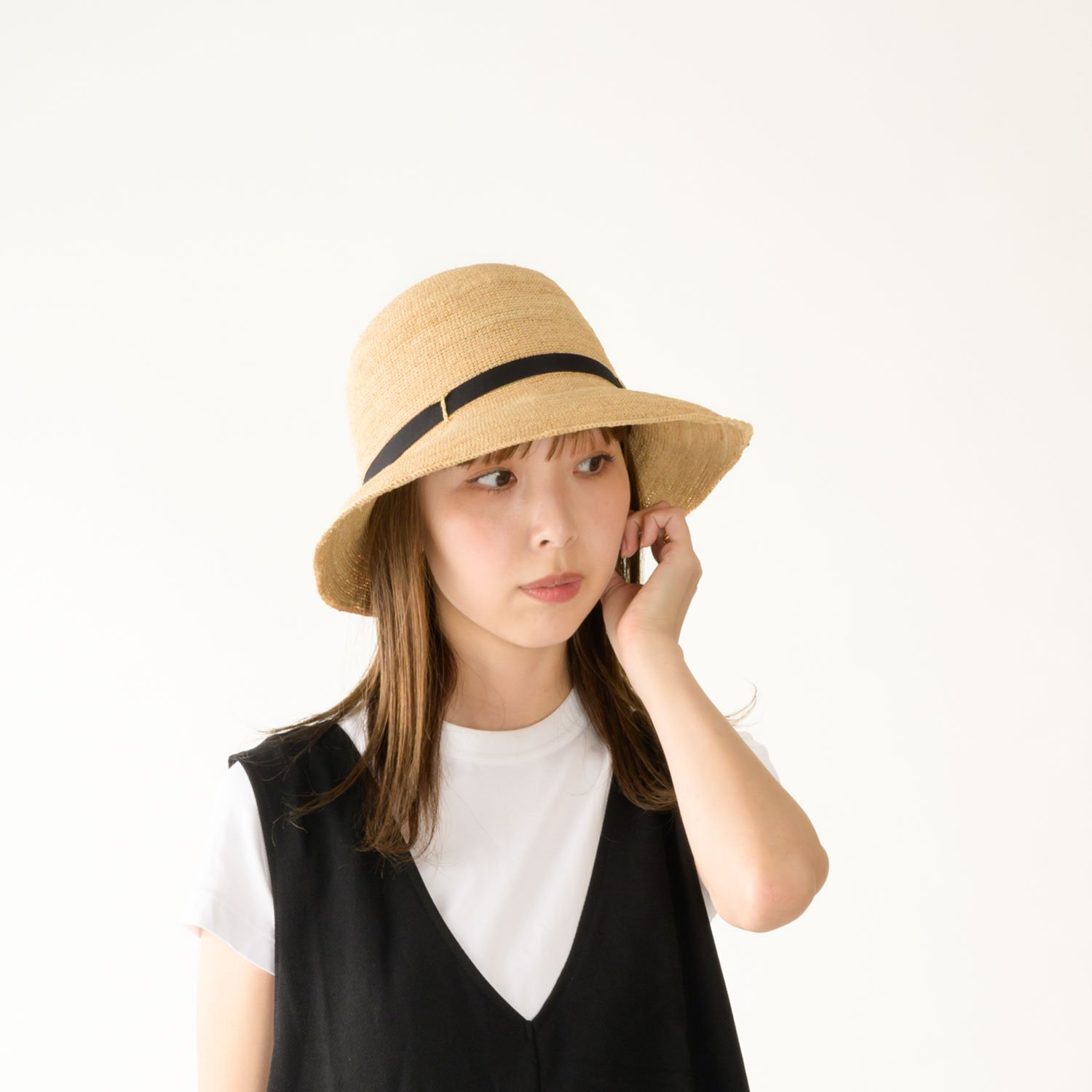 田中帽子店Chloe2（クロエ2）ラフィア 女優帽 婦人用帽子 田中帽子店：公式