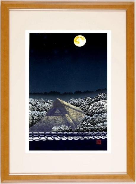 値下げ】宮本秋風 木版画 「湿原の春」段ボール箱付き 楽天市場】宮本