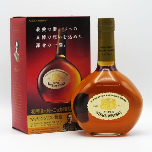 楽天市場】初号スーパーニッカ 復刻版 43度 700ml （専用BOX入