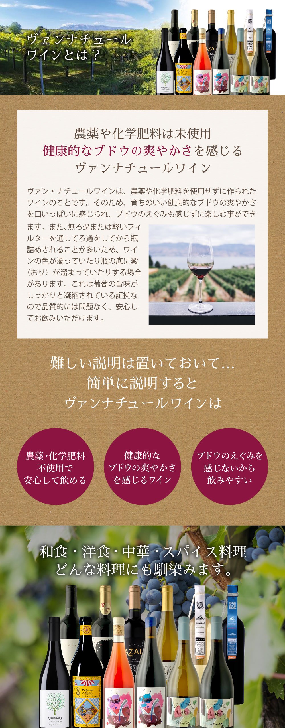 楽天市場】【12本セット送料無料】亜硫酸塩無添加ヴァンナチュール