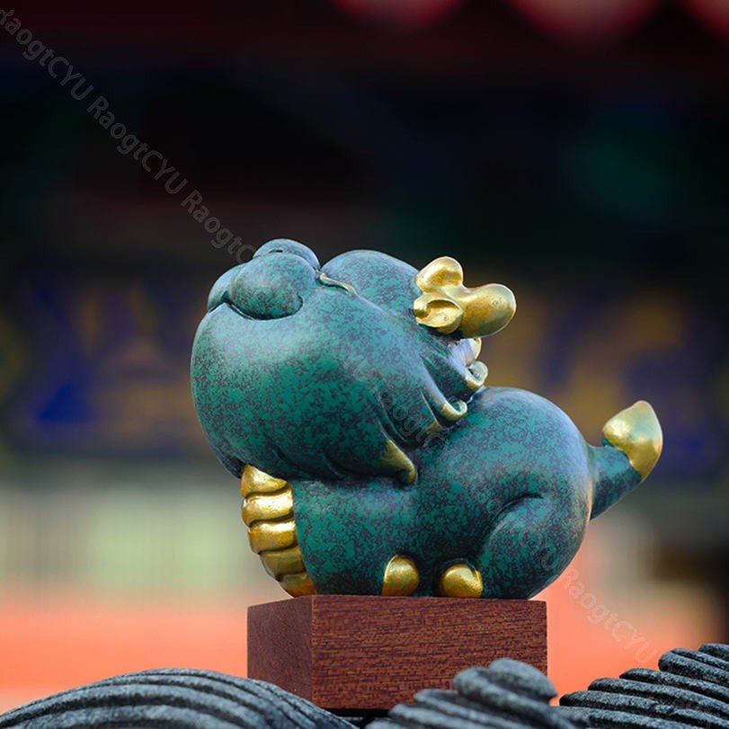 楽天市場】置きもの 玄関 ドラゴン 竜 龍 可愛い 龍の置物 天然石
