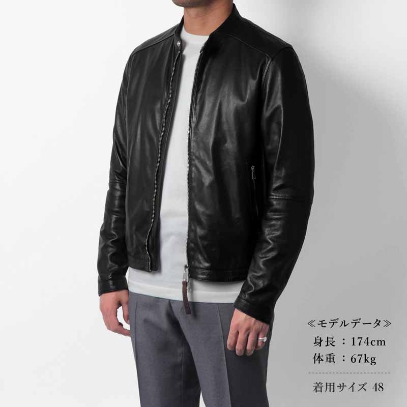 楽天市場】RUFFO / ルッフォ｜ラムナッパレザーシングルライダース
