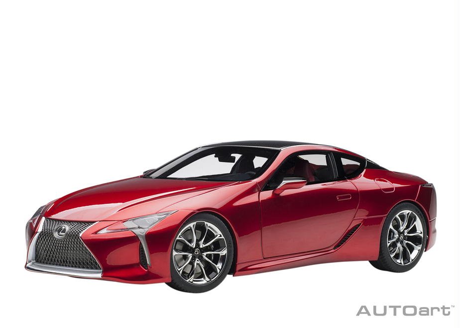 78873 1/18 レクサス LC500 （メタリック・レッド ※インテリアカラー
