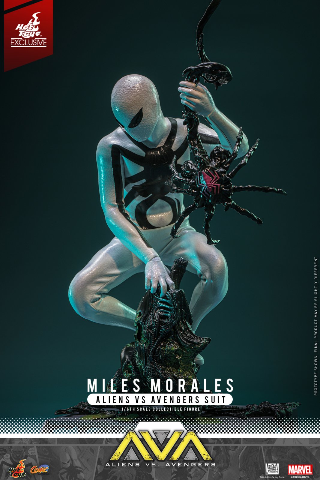 Hot Toys unveils Miles Morales Aliens vs Avengers Suit sixth scale