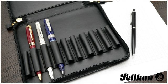 Pelikan ペリカン レザーケース TGX-10 10本用 | ペンハウス