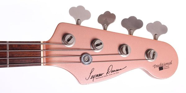 1992 Seymour Duncan by ESP Traditional Jazz Bass burgundy mist