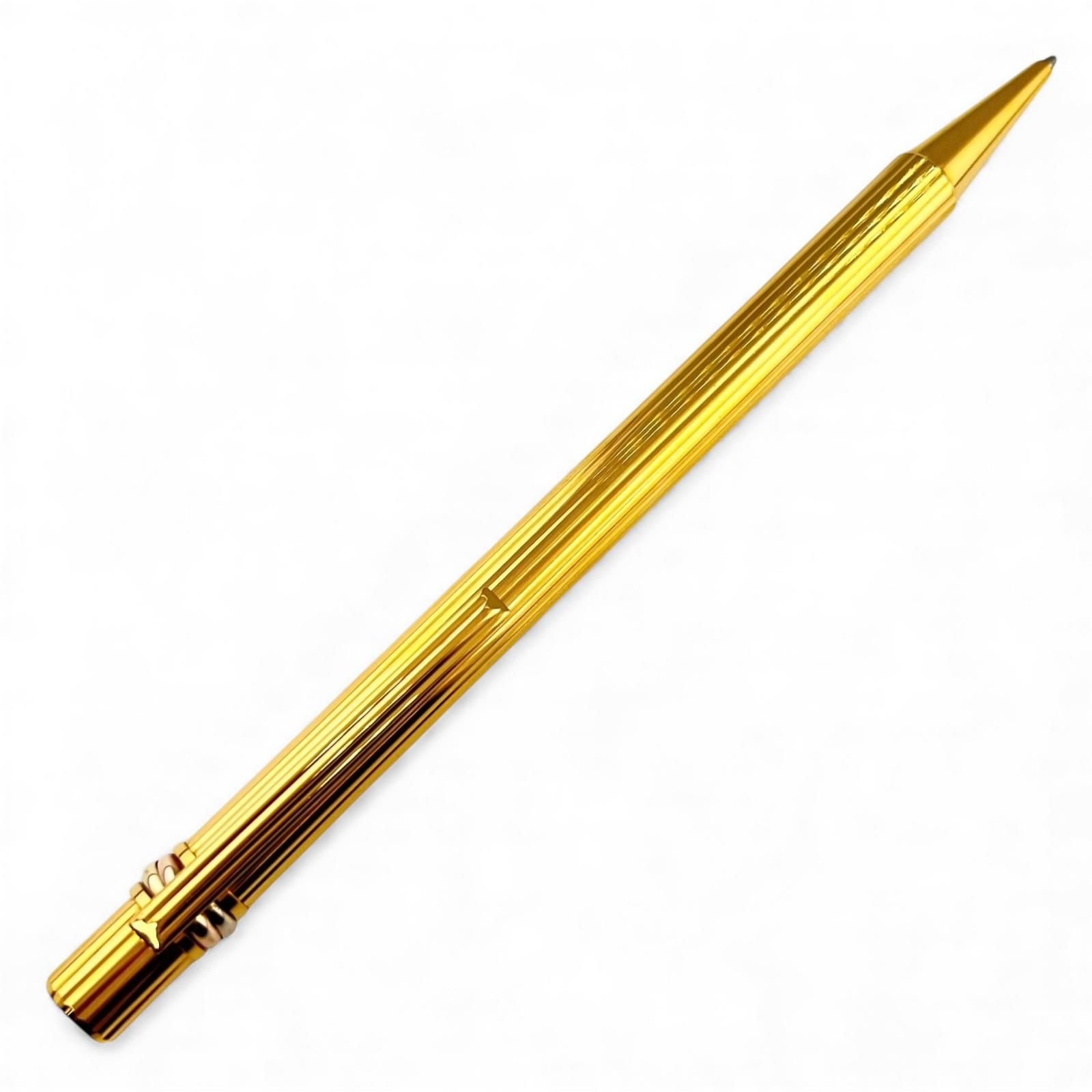 美品△Cartier カルティエ トリニティ ドゥ カルティエ ストライプ柄