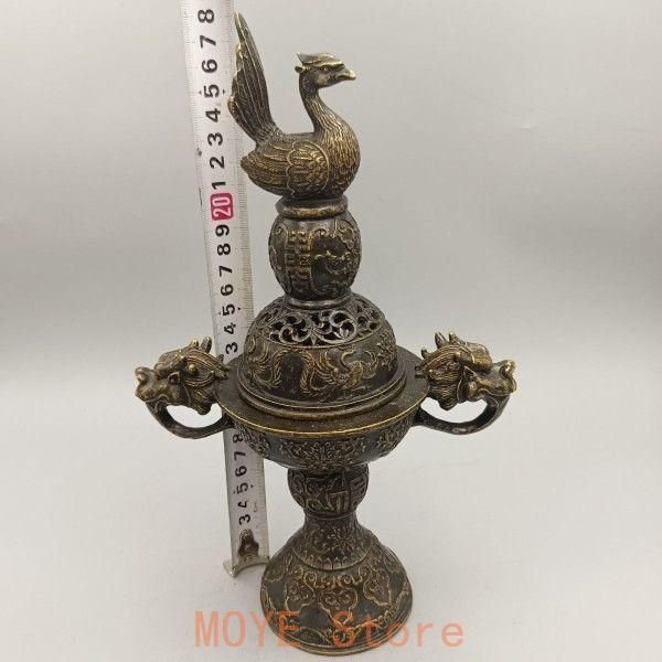 銅製 蘇工 宮灯 燭台 薫香炉 香道具 装飾品 工芸品 美術品 置物 銅製