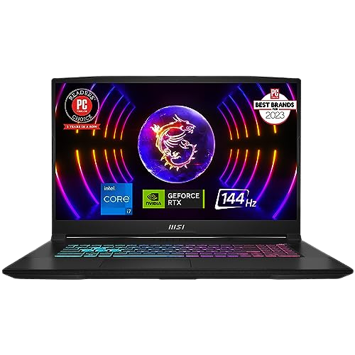 MSI Katana 17 Gaming Laptop: 13th Gen Intel Core i7, GeForce RTX