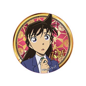 名探偵コナン 毛利蘭 公式アプリ 缶バッジ 名探偵コナン 公式アプリ 缶