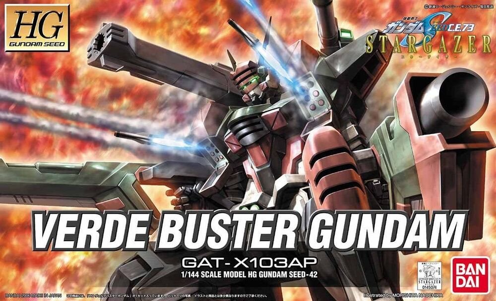 Bandai HGSEED 42 GAT-X103AP Verde Buster Gundam - Newtype