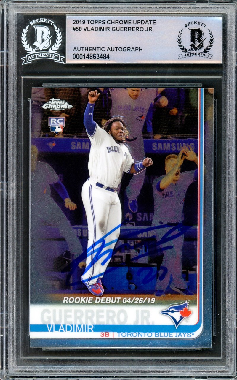 Vladimir Guerrero Jr. Autographed 2019 Topps Chrome Update Rookie