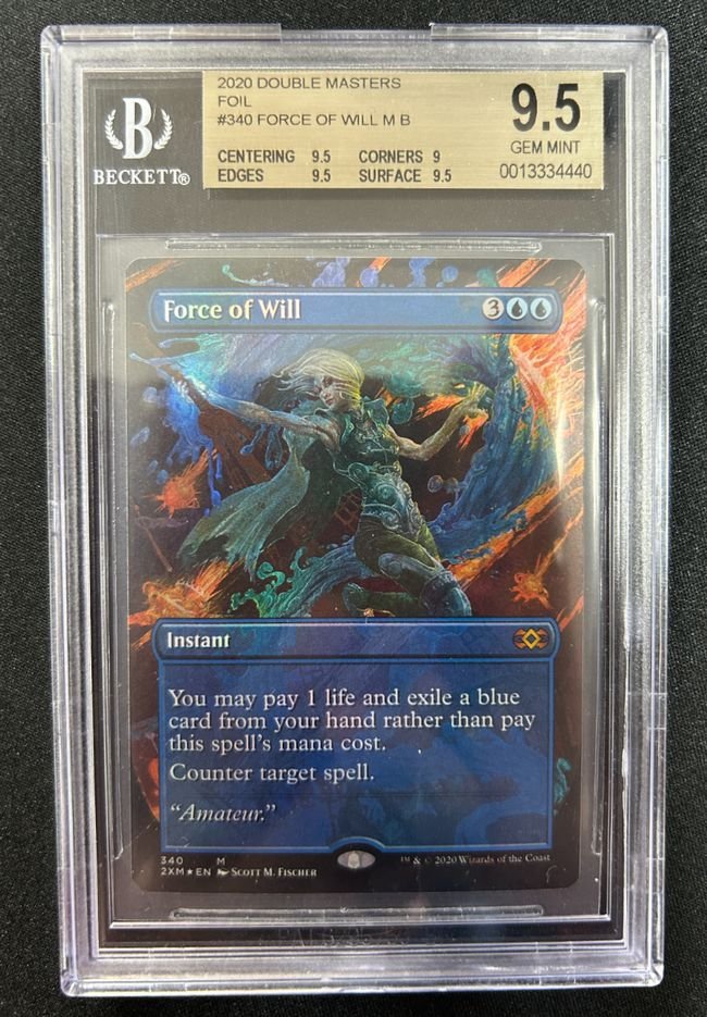 意志の力/force of will 英語 FOIL ボーダーレス Mtg 意志の力 Force of