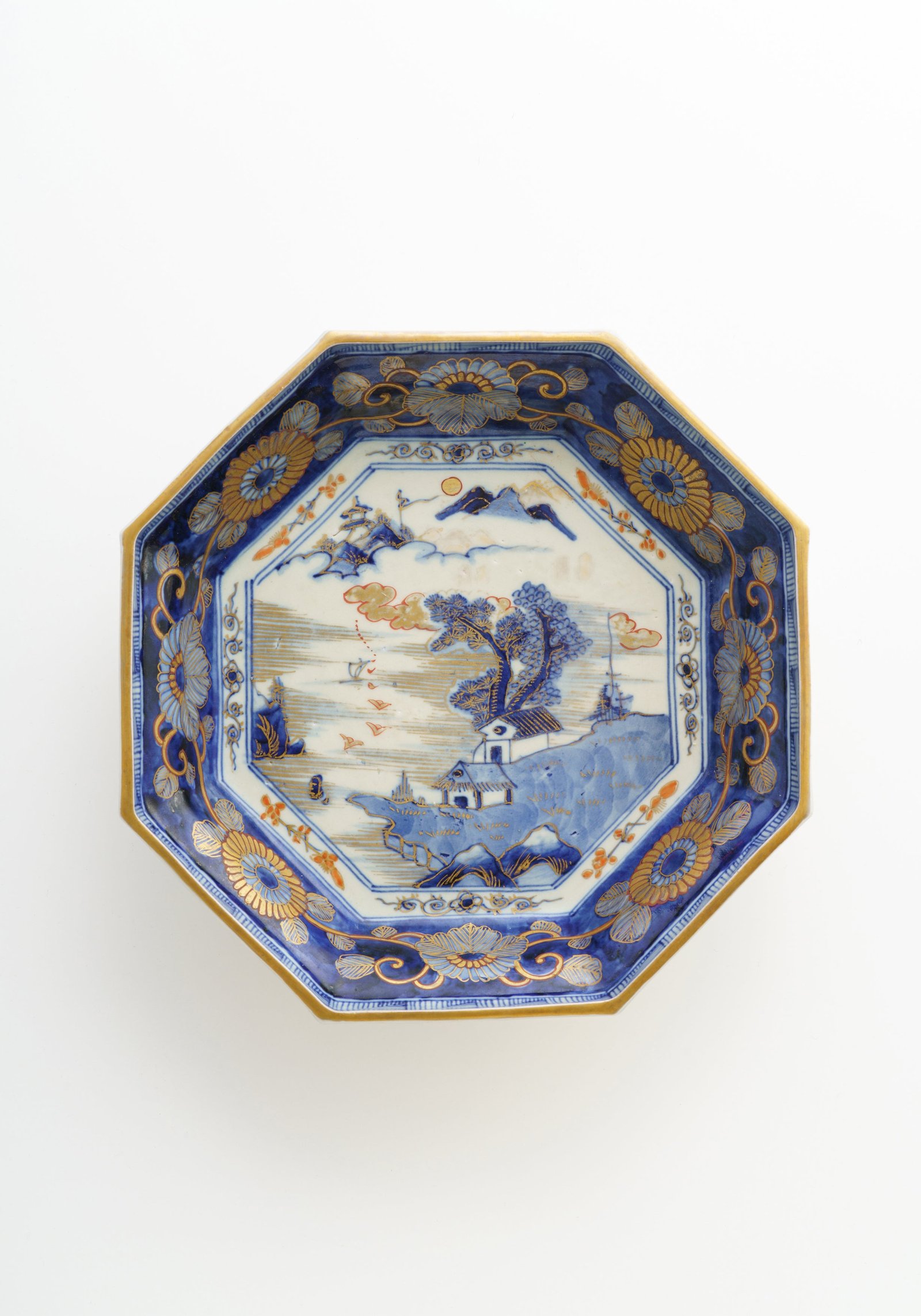 伊万里焼 色絵八角皿 – FUMIJEAN