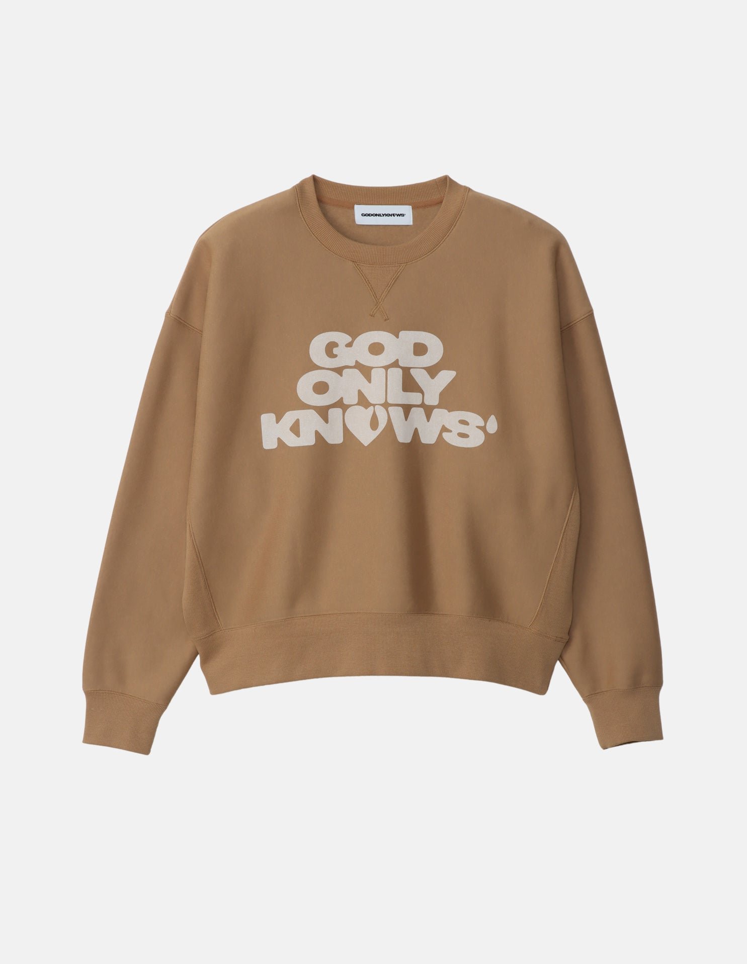 ミュージシャン GODONLYKNOWS SIGNATURE CREW NECK SWEAT SIGNATURE
