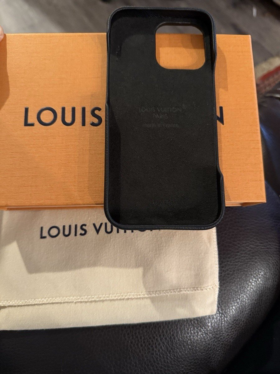 Authentic Louis Vuitton Iphone 16 pro max Leather Case | eBay