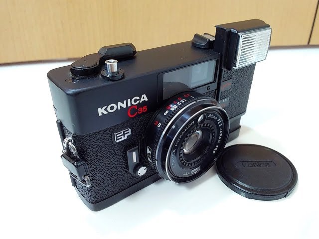 Konica C35 EF 分解整備済 正常動作 ストロボ発光 保証付き 651 Konica
