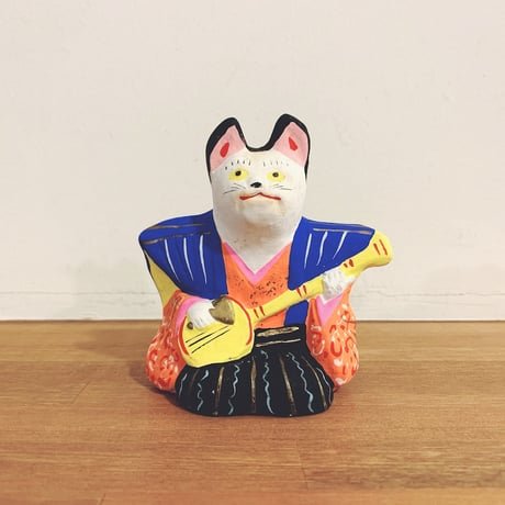 郷土玩具「小幡人形（招猫）」【 送料確認用出品 】 郷土玩具「小幡