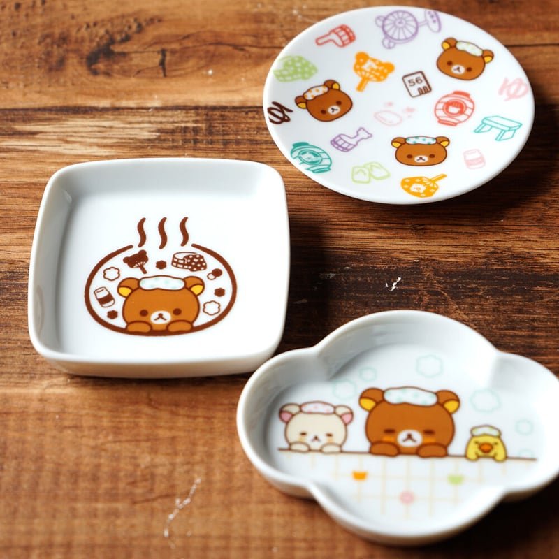 蔵出し 骨董 小皿 5枚セット うさぎ 風炉釜 桃図 蔵出し 骨董 小皿 5枚