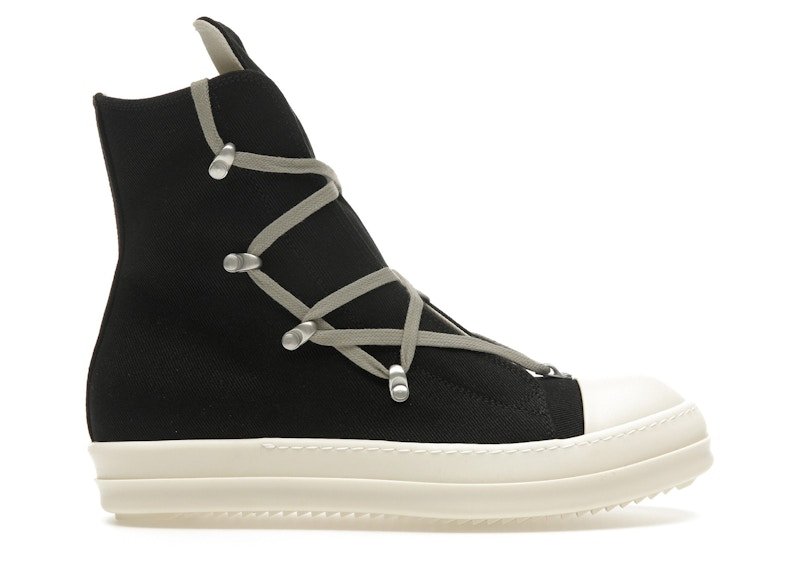 Rick Owens Porterville DRKSHDW Hexa High Black Milk Men's