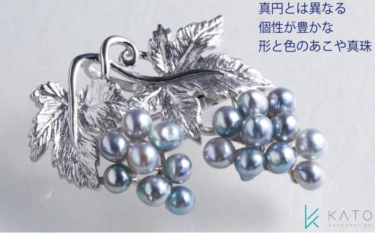 真珠 ブローチ パール 3mm 以上 4.5mm 未満 シルバー アクセサリー