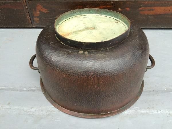 火鉢 銅製 Φ36×H20 cm 直径Φ 高さH