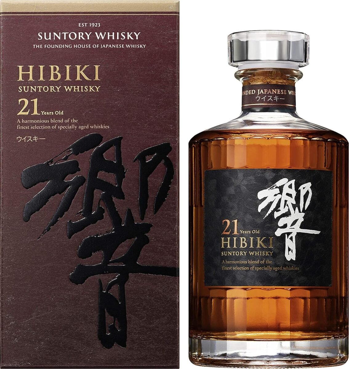 Hibiki 21 Years Old ウイスキー空き瓶 空箱 【公式通販】