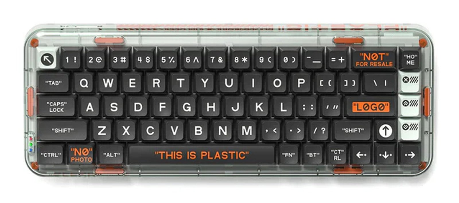 MelGeek Mojo68 Plastic Advance 65% Hotswap Bluetooth 5.1 and 2.4 GHz.