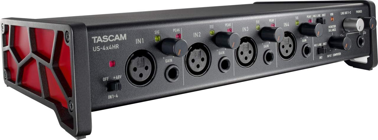 Amazon.com: Tascam US-4x4HR 4 Mic 4IN/4OUT High Resolution
