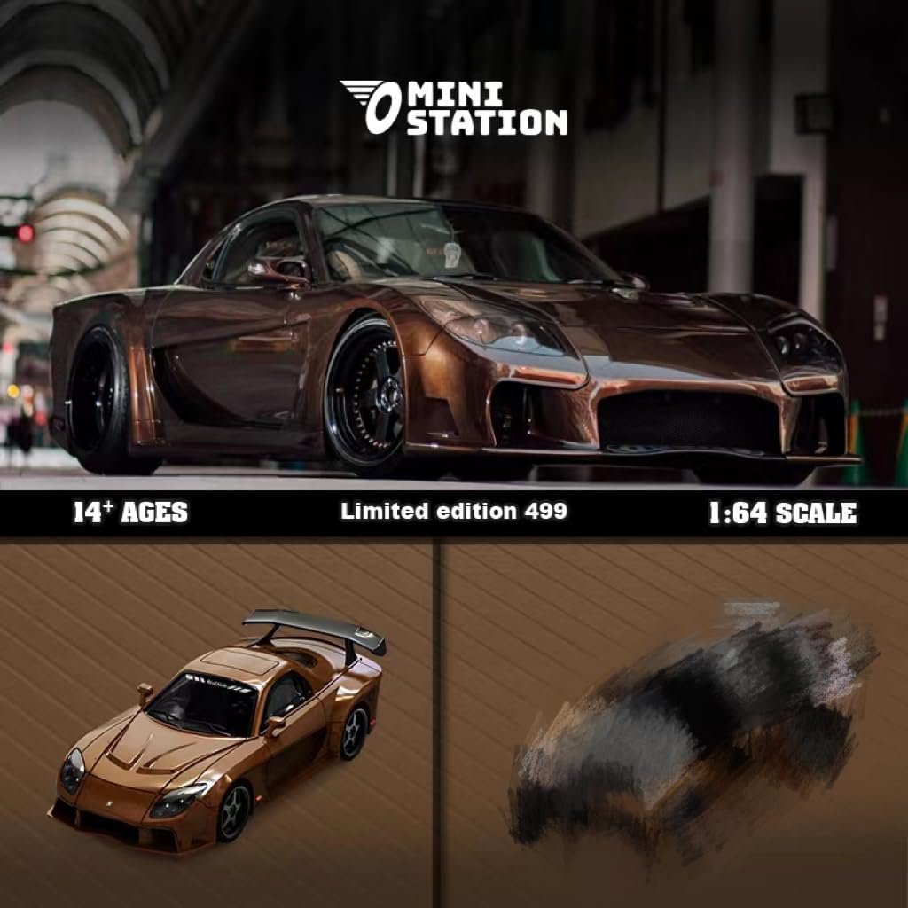 Amazon | 1/64 mini stationマツダ RX7 ヴェイルサイド VeilSide