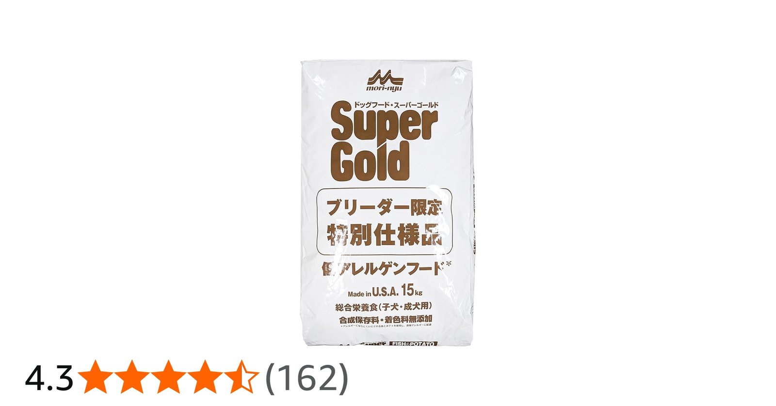 Amazon.co.jp: 森乳スーパーゴールドフィッシュ＆ポテト（子犬・成犬用