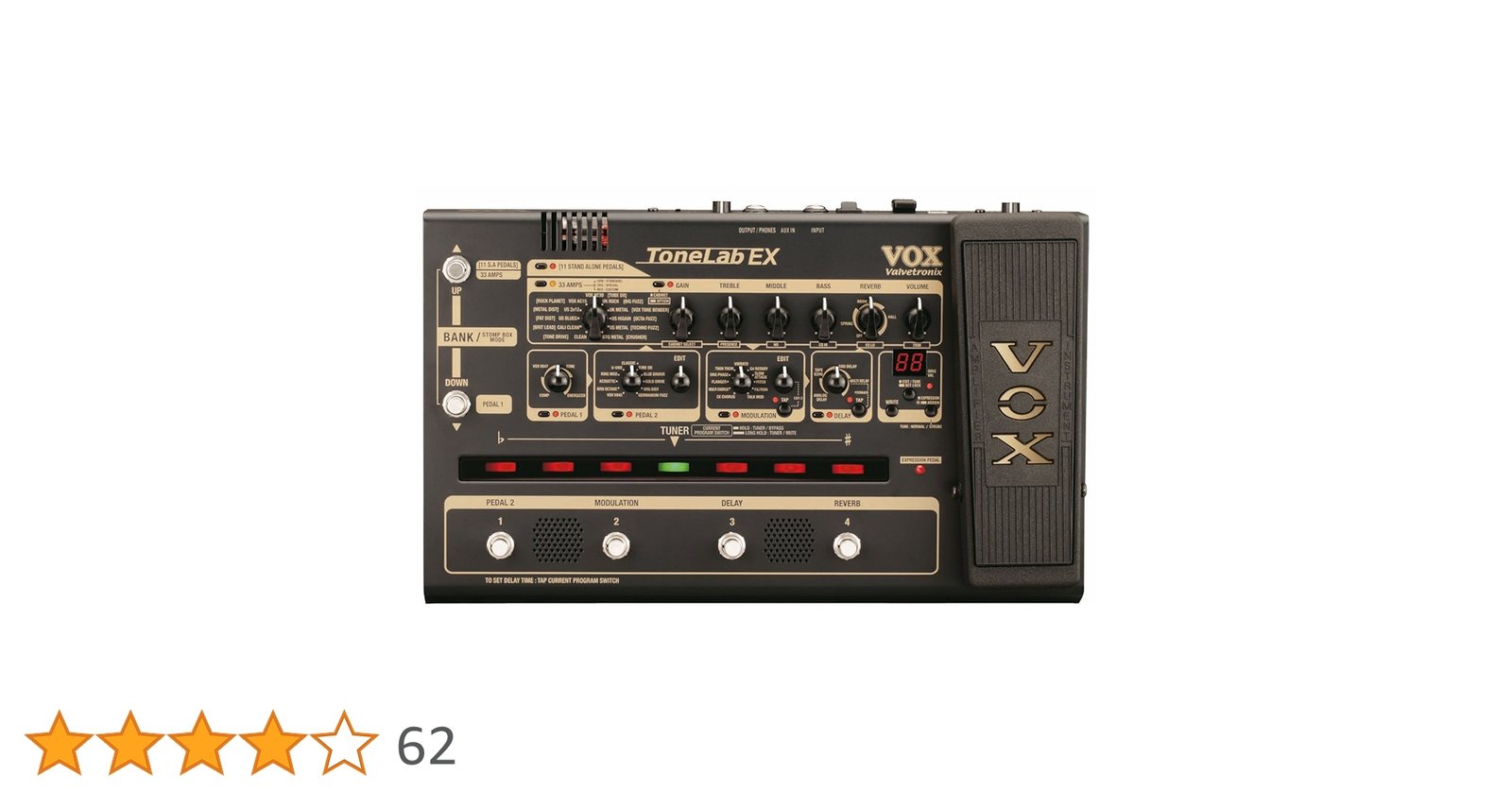VOX ToneLab EX ギター用マルチエフェクター Amazon | VOX ヴォックス