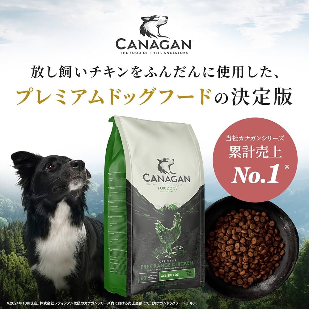 カナガン スコティッシュサーモン ドッグフード 未開封2kg 3袋 再