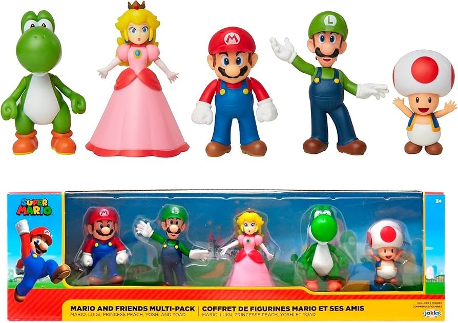 Amazon | 任天堂 スーパーマリオ フィギュアセット マリオ ルイージ