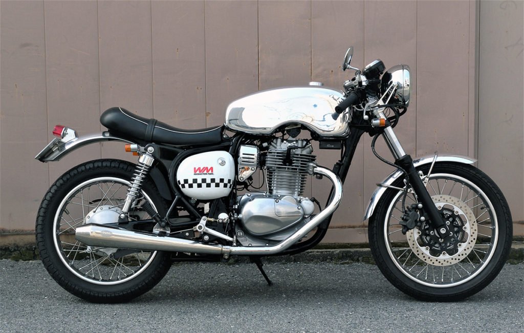 WM アルミタンク スクエアー型 カワサキ エストレヤ/250TR用 中古 凹み