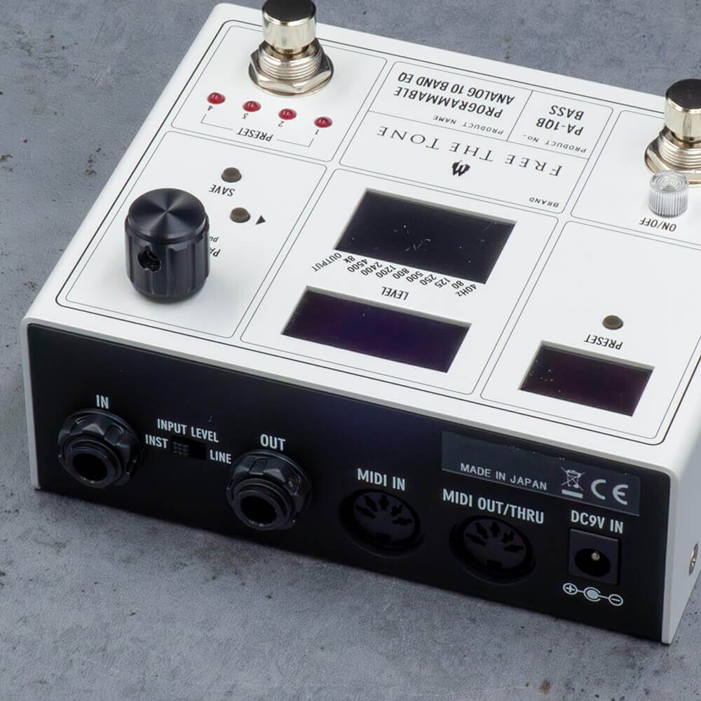 Free The Tone PA-1QB (Bass) [PROGRAMMABLE ANALOG 10 BAND EQ