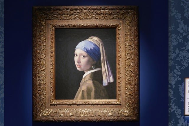 フェルメール 真珠の耳飾りの少女 / 大塚巧藝社複製画 【限定500部