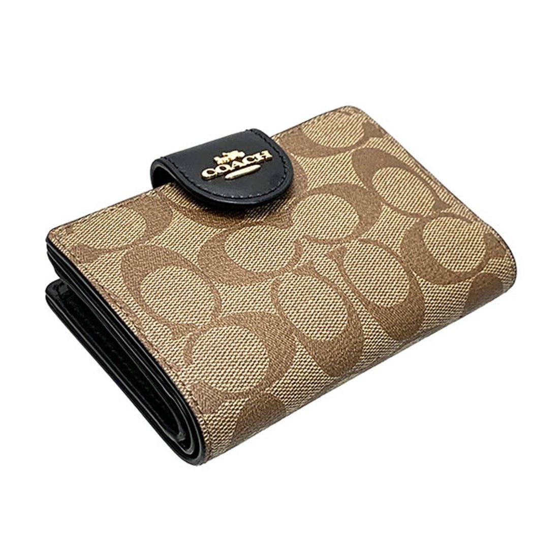 コーチ COACH 折りたたみ財布 C0082IMCBI （ブラウン/ブラック） -waja