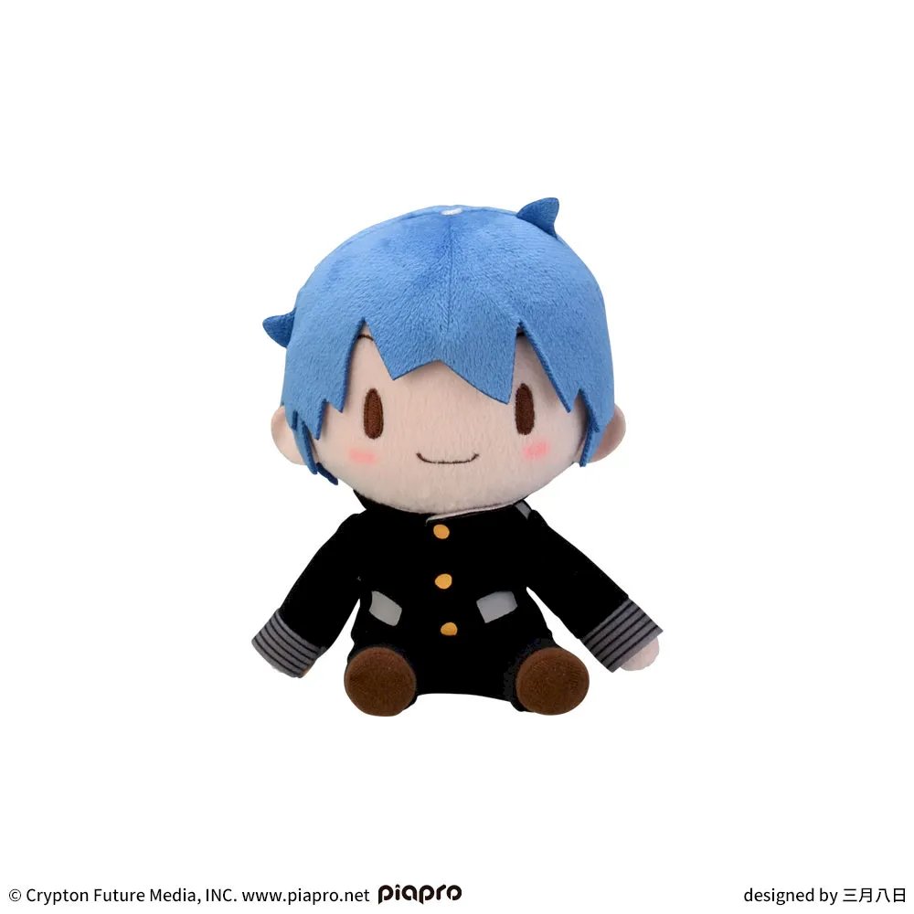 初音ミクシリーズ ふわぷち ミニぬいぐるみ“KAITO”制服Ver.｜プライズ