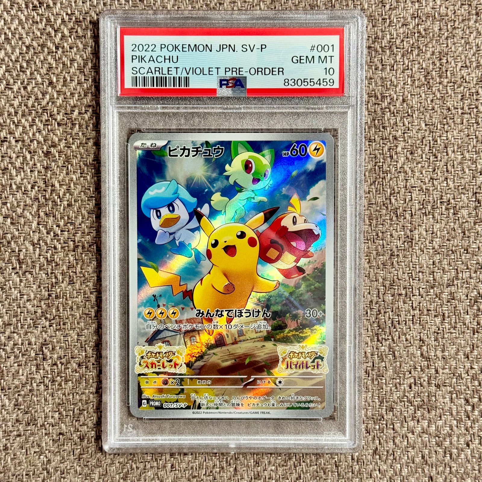 PSA10連番】ピカチュウ 2024 PROMO オンライン SV-Pプロモ ピカチュウ