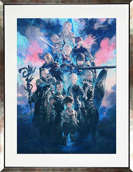 ファイナルファンタジーXIV 複製原画『暁月の群像』 | スクウェア