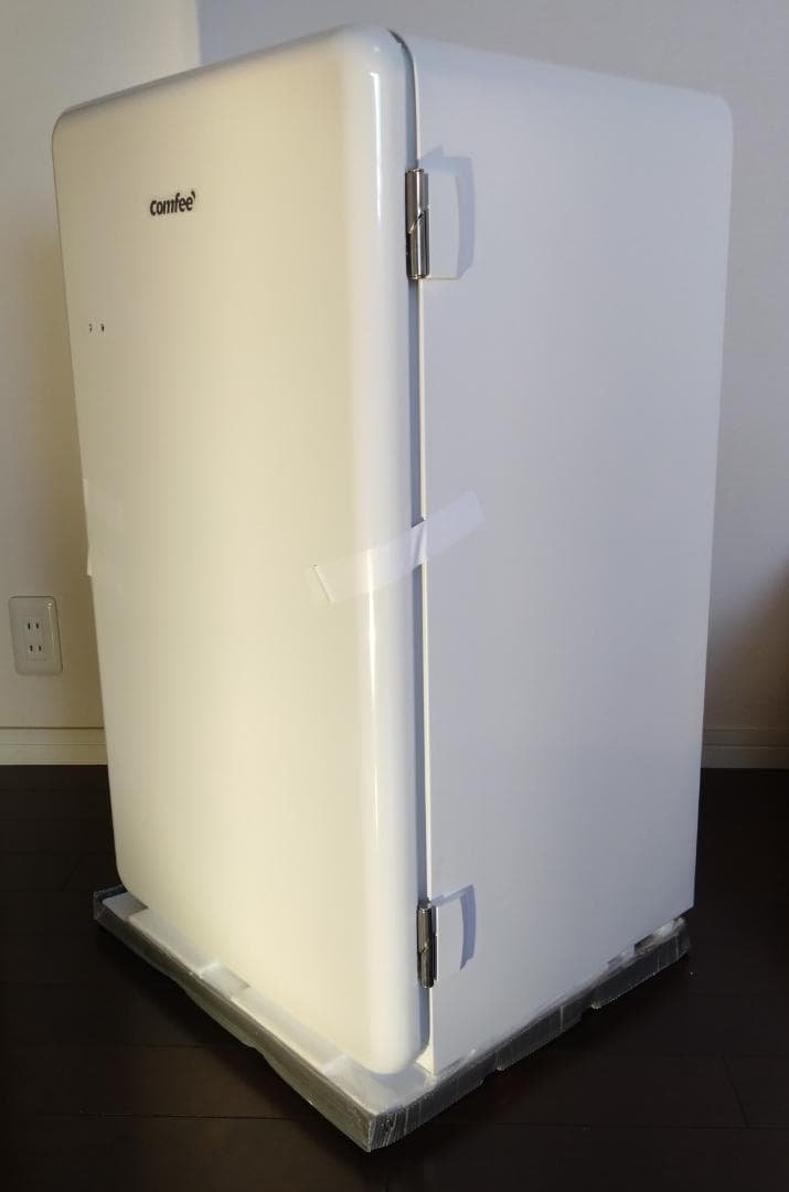 【新品】冷蔵庫 93L 1ドア 右開き レトロデザイン 送料込み