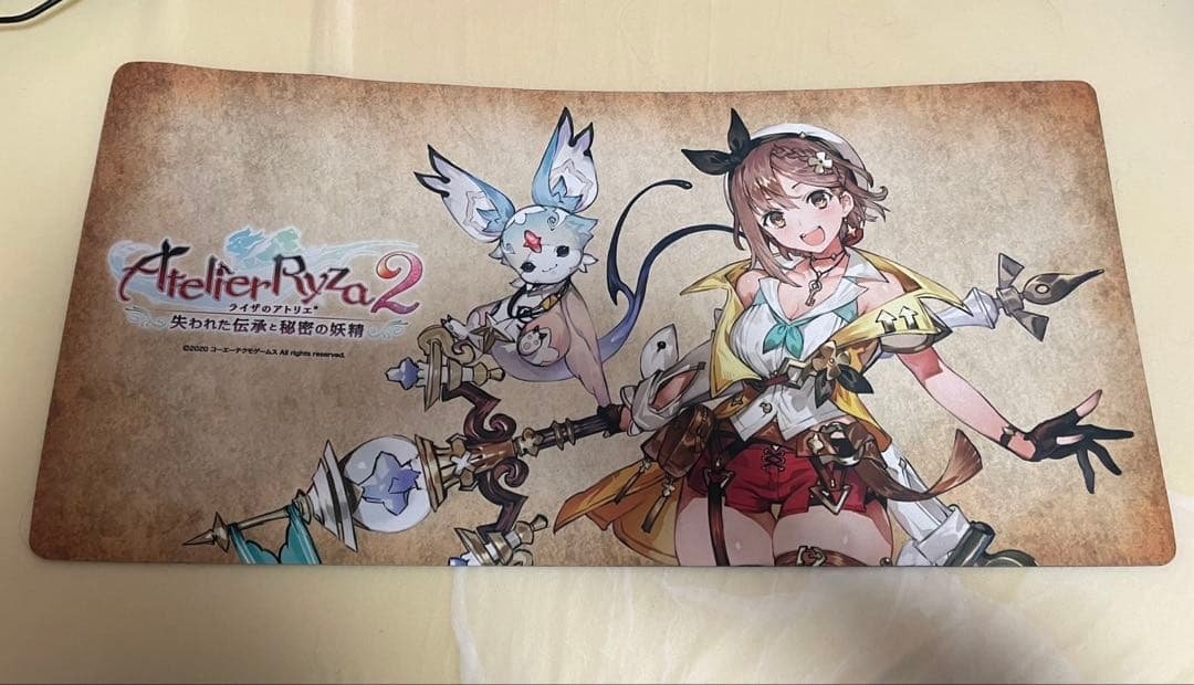 ライザのアトリエ2 ライザ　ラバーマット　プレイマット プレイマット 【ライザ＆フィー】ライザのアトリエ2 ～失われた伝承と