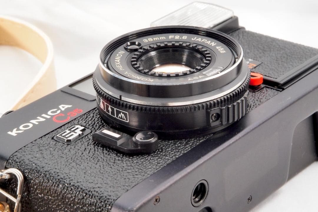 Konica C35 EF 分解整備済 正常動作 ストロボ発光 保証付き 651