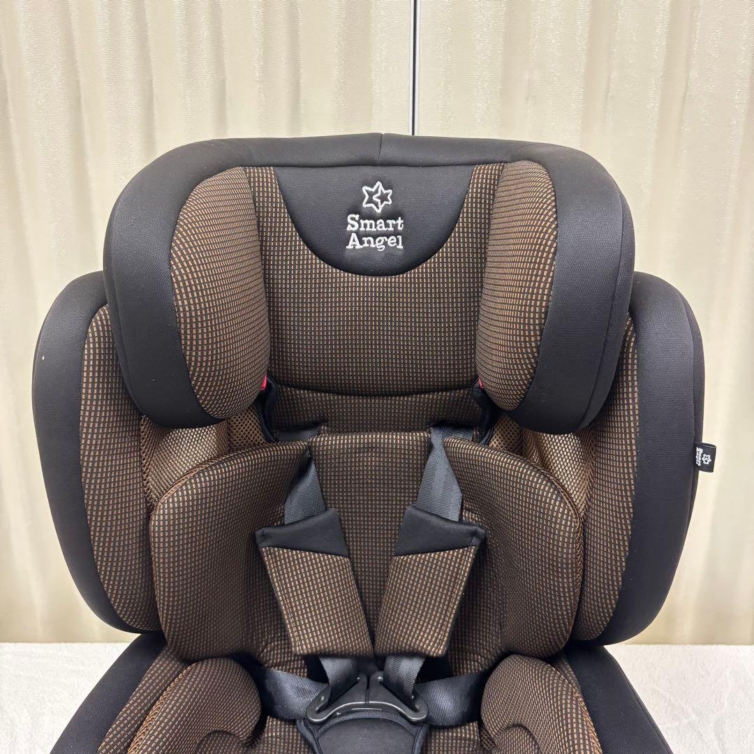 ☆未使用に近い☆ 1～11才 ハーネスジュニアFIX ISOFIX ブラウン