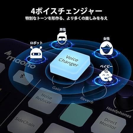 MAONO ゲーミング配信最強セット ミキサー&PD200XSマイク