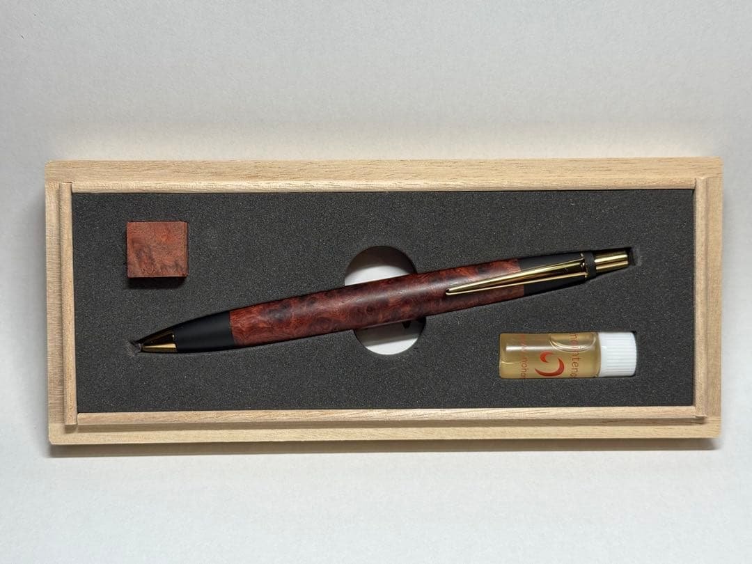 即購入不可❗️野原工芸　特上花梨瘤　スタンダードボールペン　極美品 野原工芸 特上花梨瘤 ボールペン スタンダード ゴールド｜Yahoo!フリマ