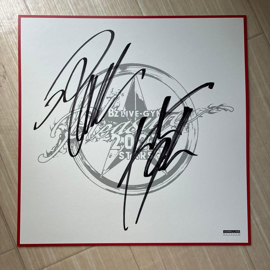 B'z pleasure 2023 STARS サイン色紙 B'z pleasure 2023 STARS サイン色紙 ✴︎B'z pleasure 2023 STARS