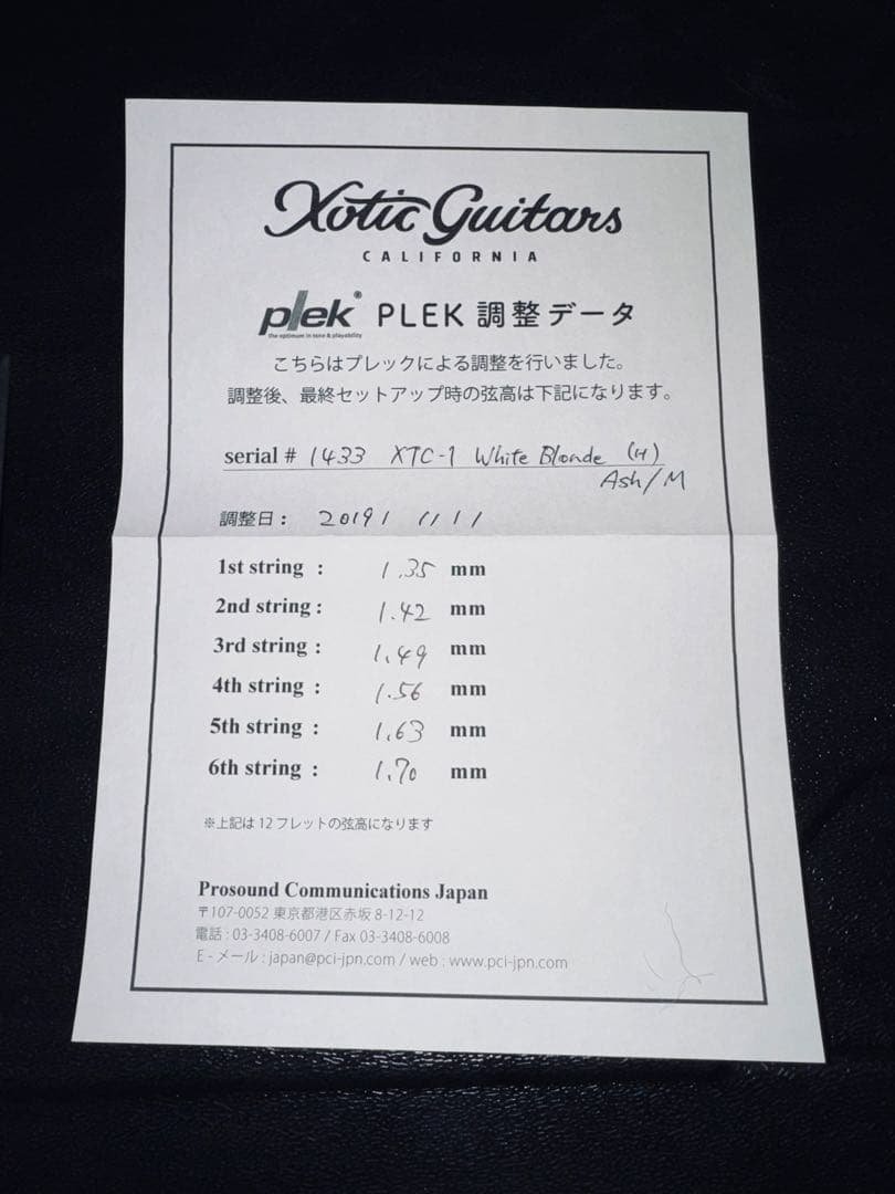 ギター Xotic XTC-1 Heavy Aged -White Blonde-