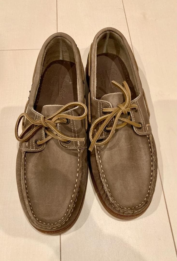 0*8様 Paraboot BARTH サイズ7 パラブーツ ブラウン デッキシ